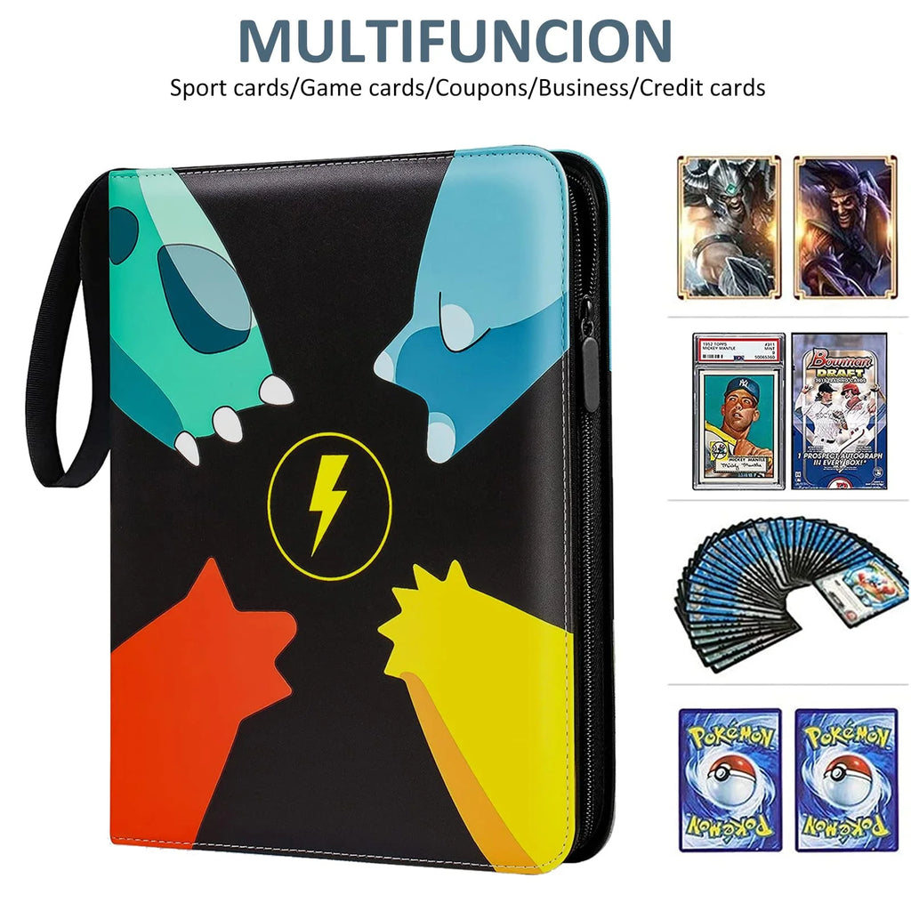 Trading Card Binder,9 Pocket Card Collection Album with 720 Top Loading Pockets,Sturdy Card Folder Holder for Tcg,Mtg,Sport Cards,Game Cards,Yugioh