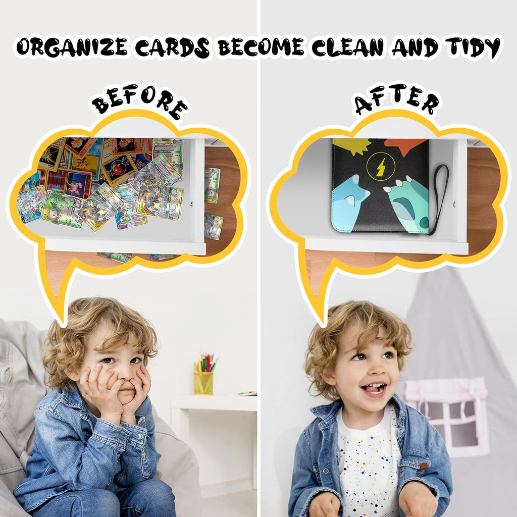 Trading Card Binder,9 Pocket Card Collection Album with 720 Top Loading Pockets,Sturdy Card Folder Holder for Tcg,Mtg,Sport Cards,Game Cards,Yugioh