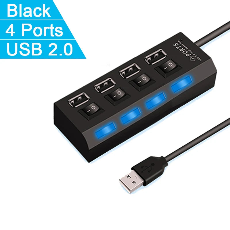 USB 2.0 Hub – 4/7 Port Data Expander