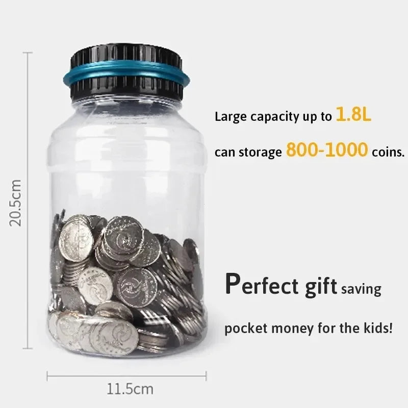 Electronic Coin Counting Piggy Bank