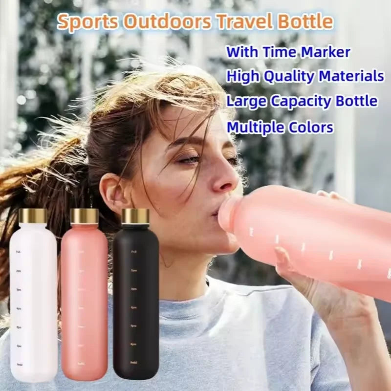 1L Motivational Sports Water Bottle
