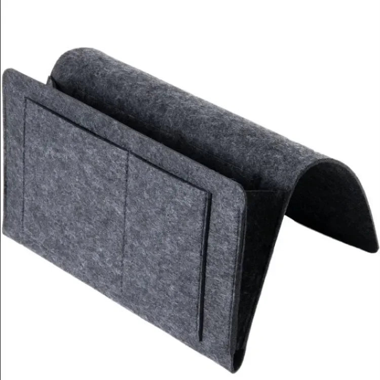 Wall-Mounted Felt Bedside Storage Organizer