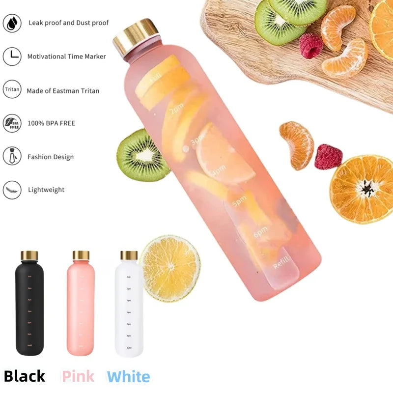 1L Motivational Sports Water Bottle