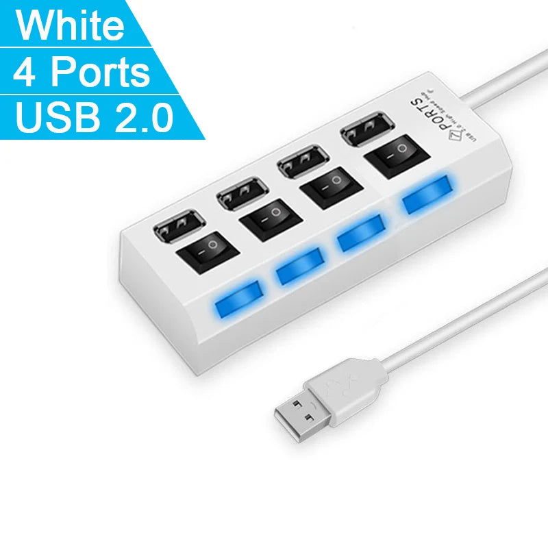 USB 2.0 Hub – 4/7 Port Data Expander