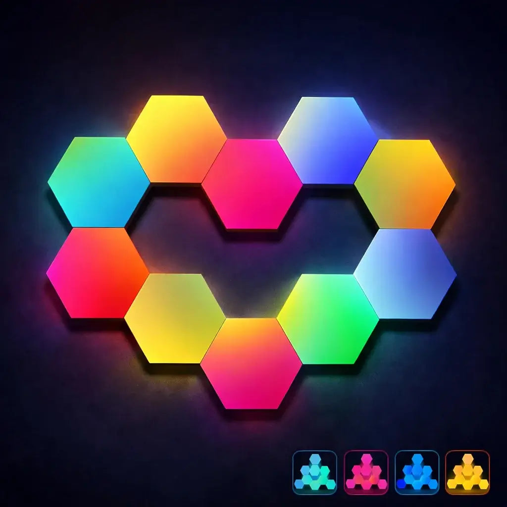 Hexagon RGB LED Light Panels