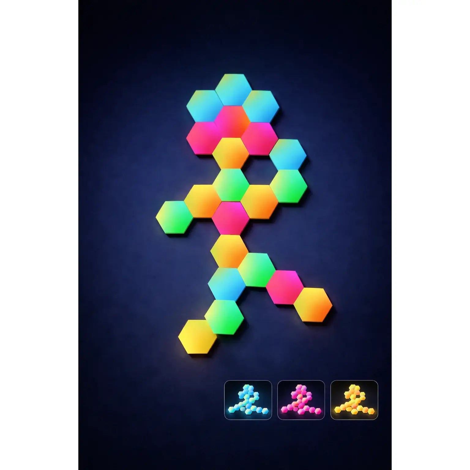 Hexagon RGB LED Light Panels